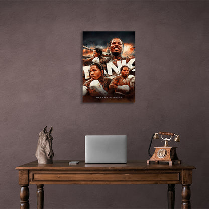 Boxer Jervonta Davis Canvas Wall Art Print