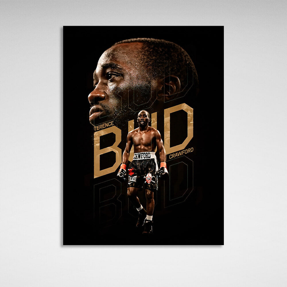 Boxer Terence Crawford Canvas Wall Art Print