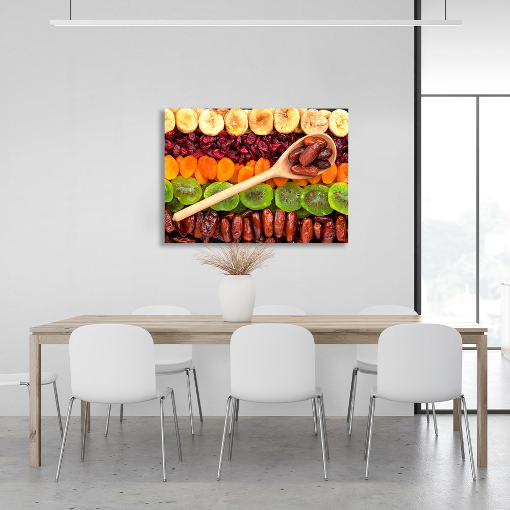 Dried fruits Canvas Wall Art Print For Kitchen