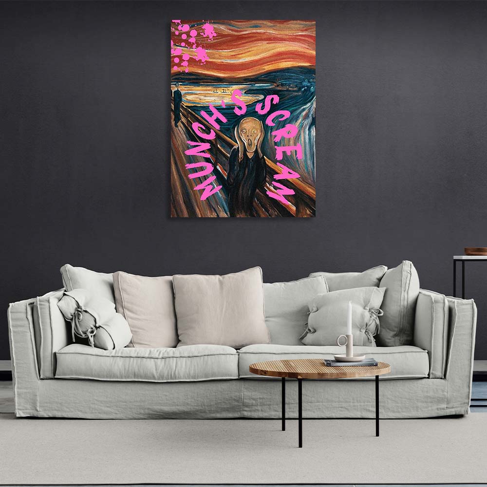 Canvas Wall Art Print Munch's Scream