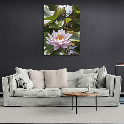 Canvas Wall Art Print Lotus Flower