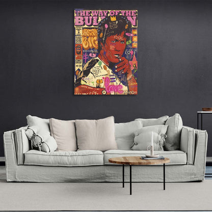 Pop Art Bruce Lee Canvas Wall Art Print