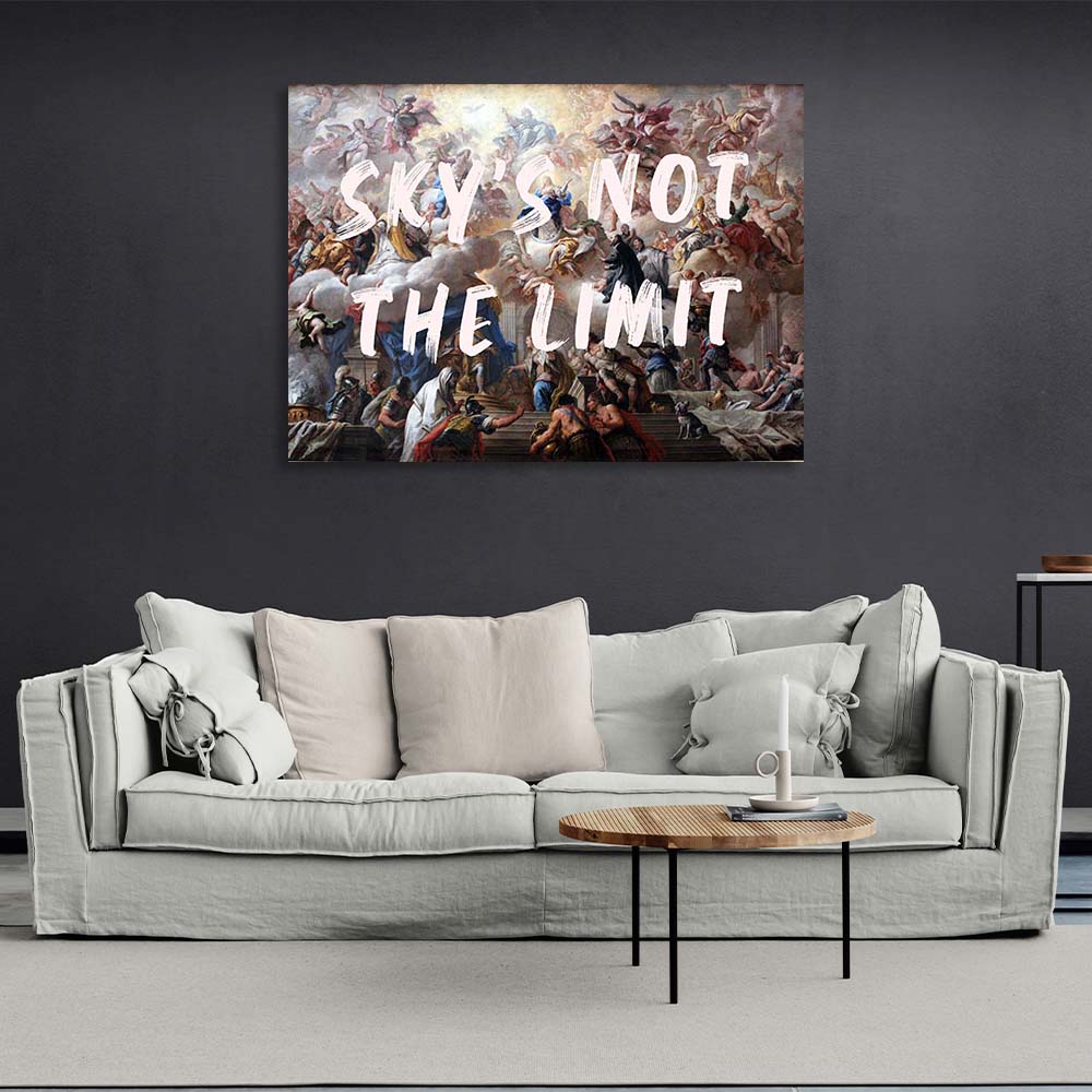 Canvas Wall Art Print Sky's not the limit