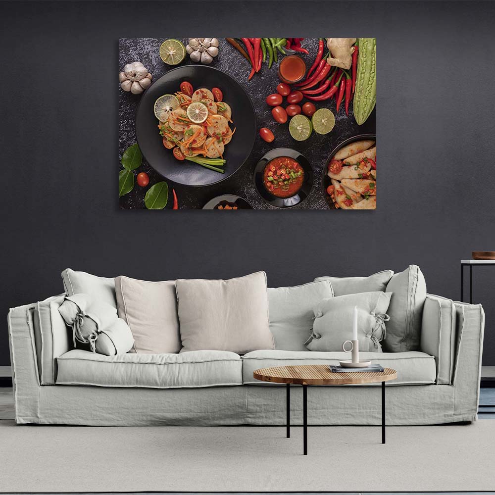 "Canvas Wall Art Print For Kitchen  Pork in Vietnamese tradition "