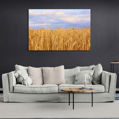 Canvas Wall Art Print Wheat field