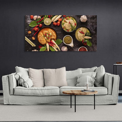 Canvas Wall Art Print For Kitchen Asian cuisine