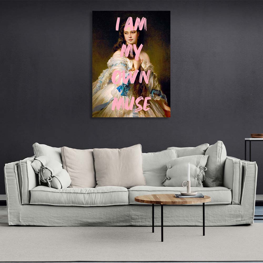 Canvas Wall Art Print Portrait of Rimskaya-Korsakova. I am my own muse