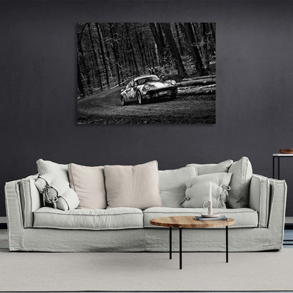 Canvas Wall Art Print Car Porsche 911 SC