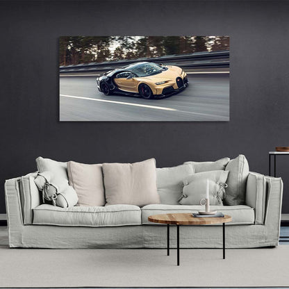 Canvas Wall Art Print Car Bugatti Chiron Super Sport