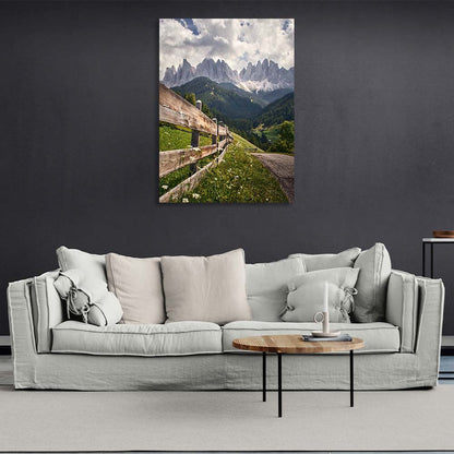 Canvas Wall Art Print Dolomite Alps