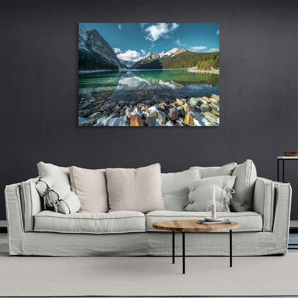 Canvas Wall Art Print Lake Louise