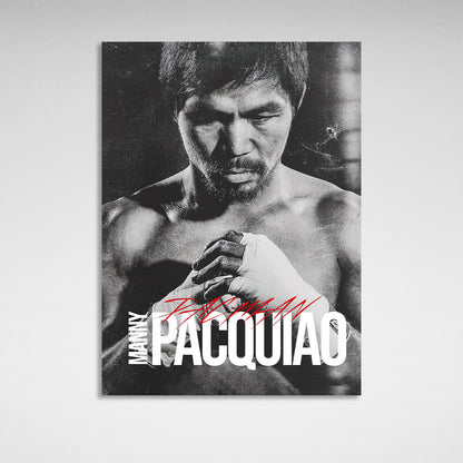 Boxer Manny Pacquiao Canvas Wall Art Print