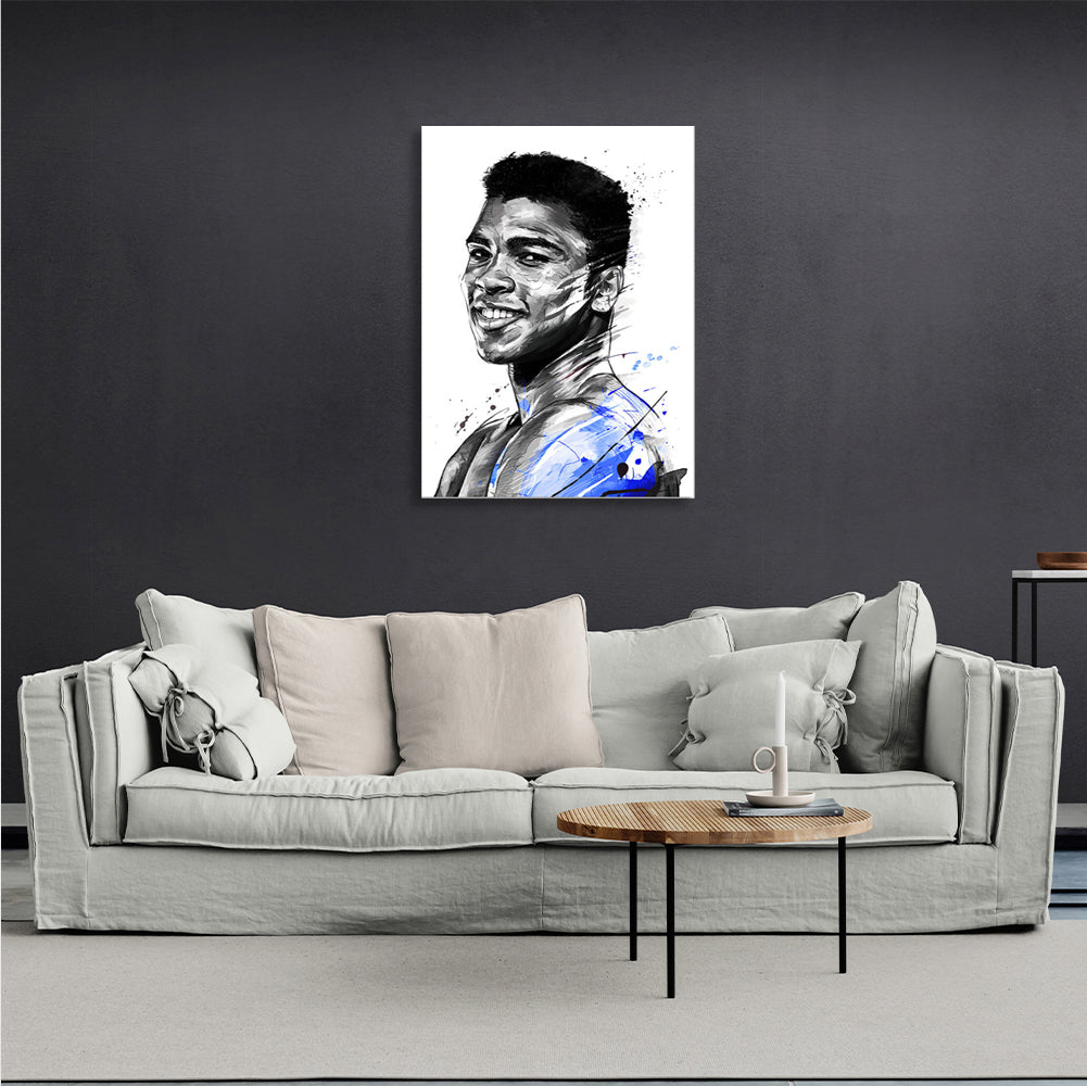 Boxer Muhammad Ali Canvas Wall Art Print