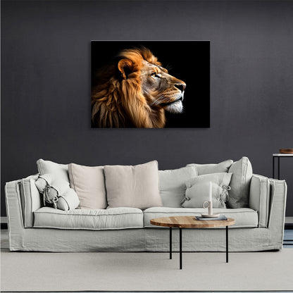 Lion Canvas Wall Art Print