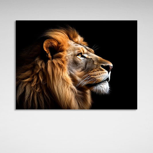 Lion Canvas Wall Art Print