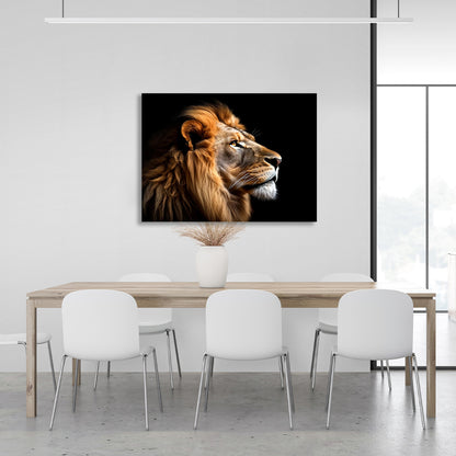 Lion Canvas Wall Art Print