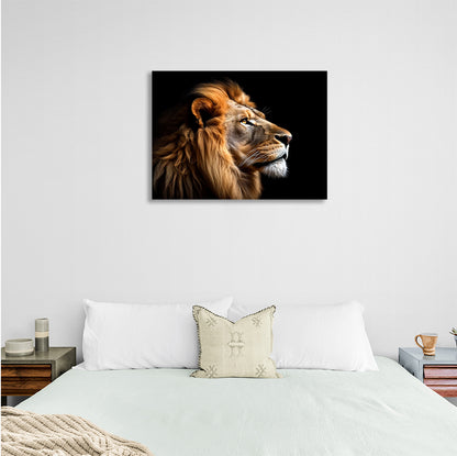 Lion Canvas Wall Art Print