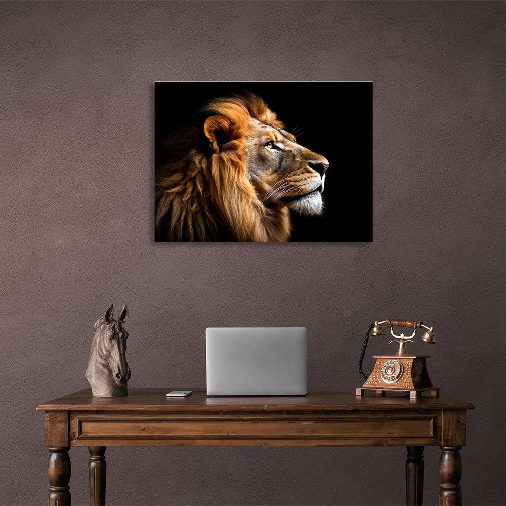 Lion Canvas Wall Art Print