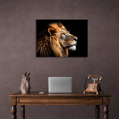 Lion Canvas Wall Art Print