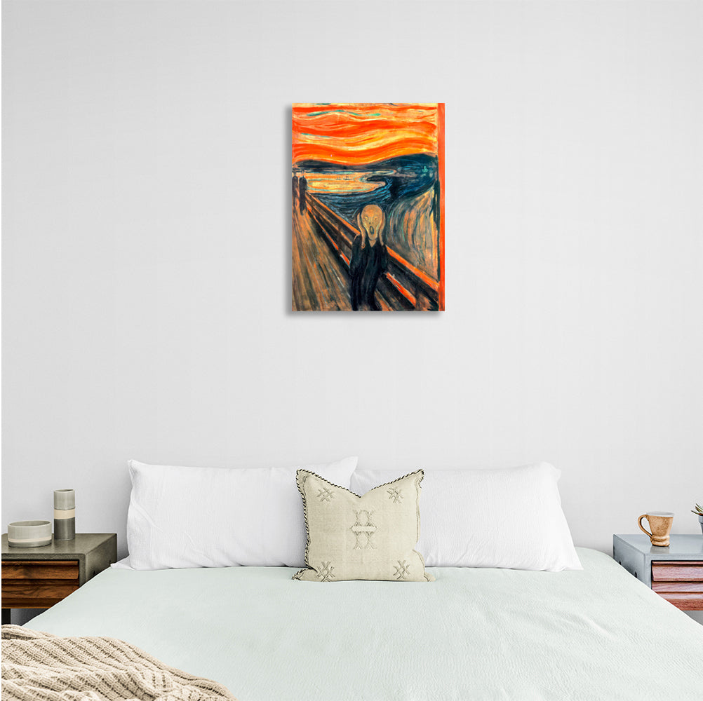 Reproduction of Edvard Munch's The Scream Reproduction Canvas Wall Art Print