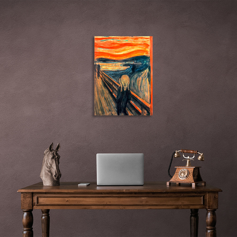 Reproduction of Edvard Munch's The Scream Reproduction Canvas Wall Art Print