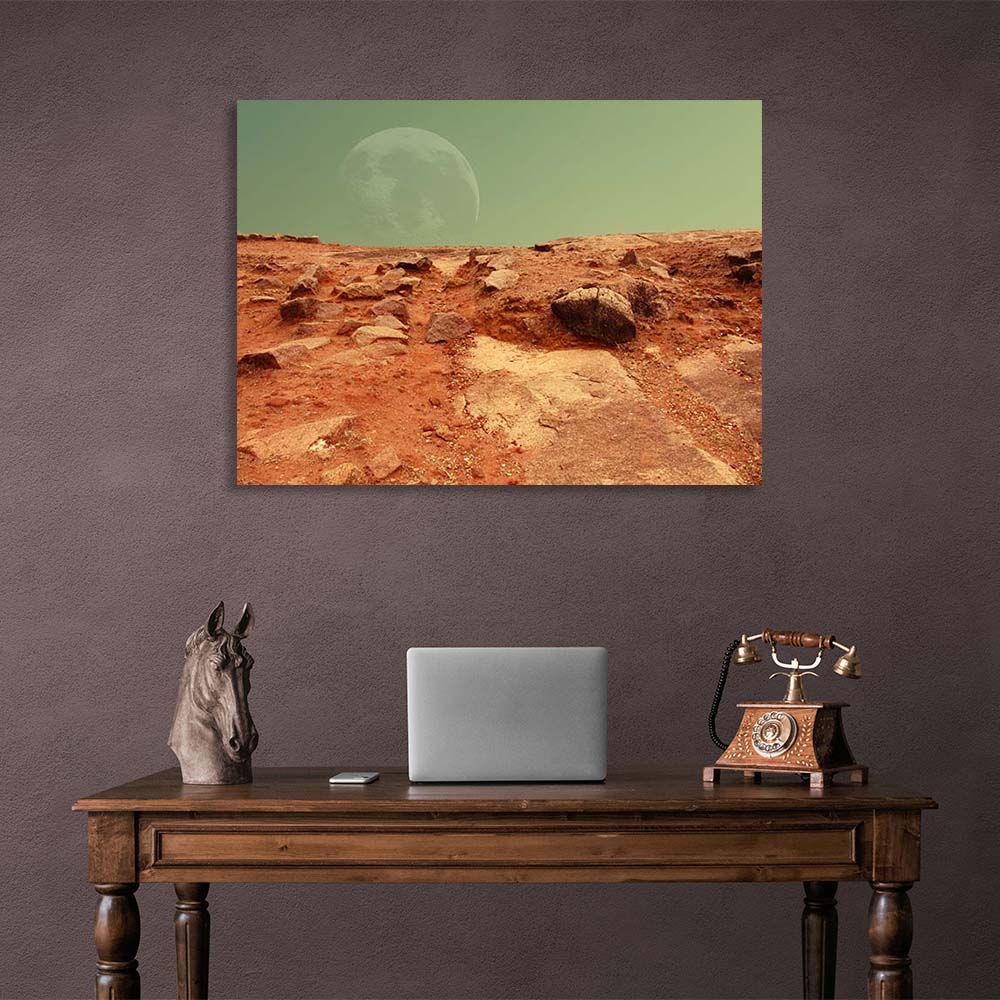 Mars Canvas Wall Art Print