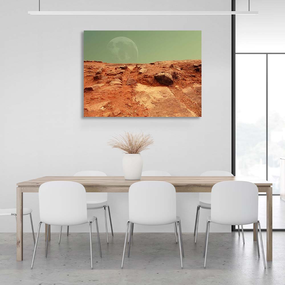 Mars Canvas Wall Art Print