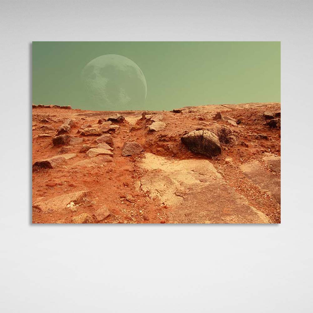 Mars Canvas Wall Art Print