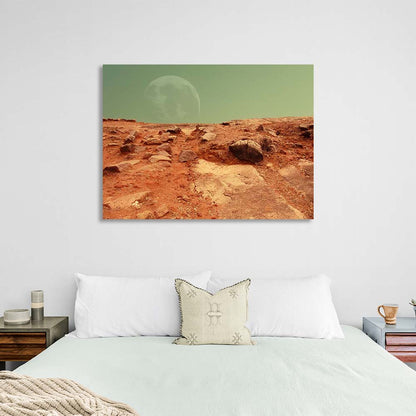 Mars Canvas Wall Art Print