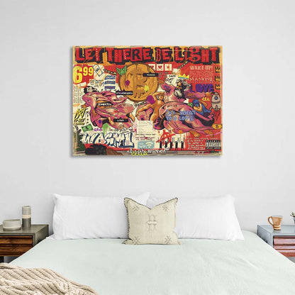 Creation of the World Pop Art Canvas Wall Art Print