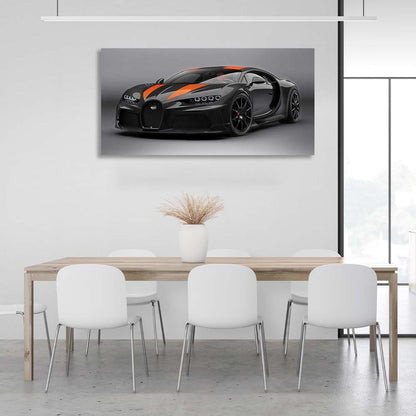 Bugatti Chiron Super Sport Canvas Wall Art Print