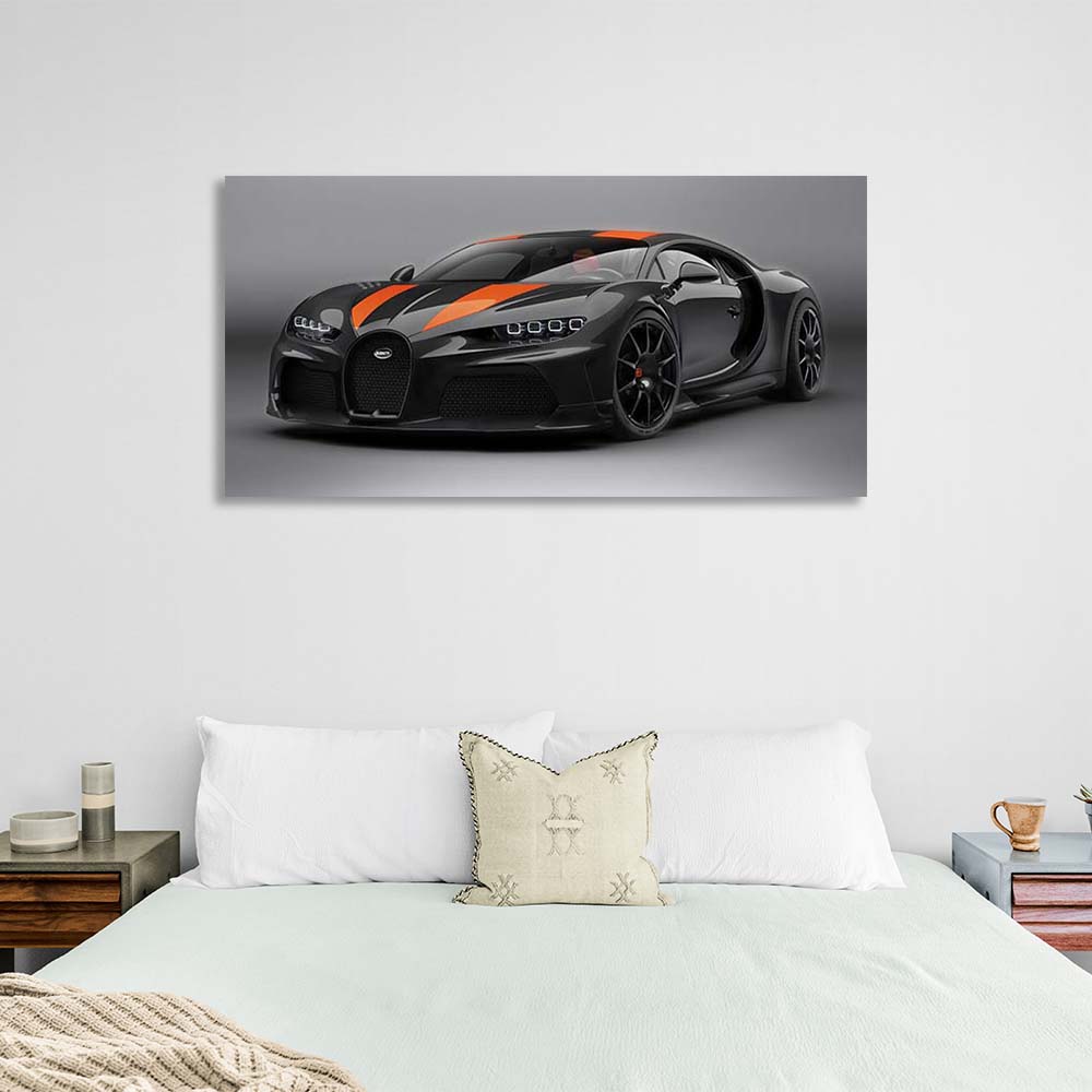 Bugatti Chiron Super Sport Canvas Wall Art Print