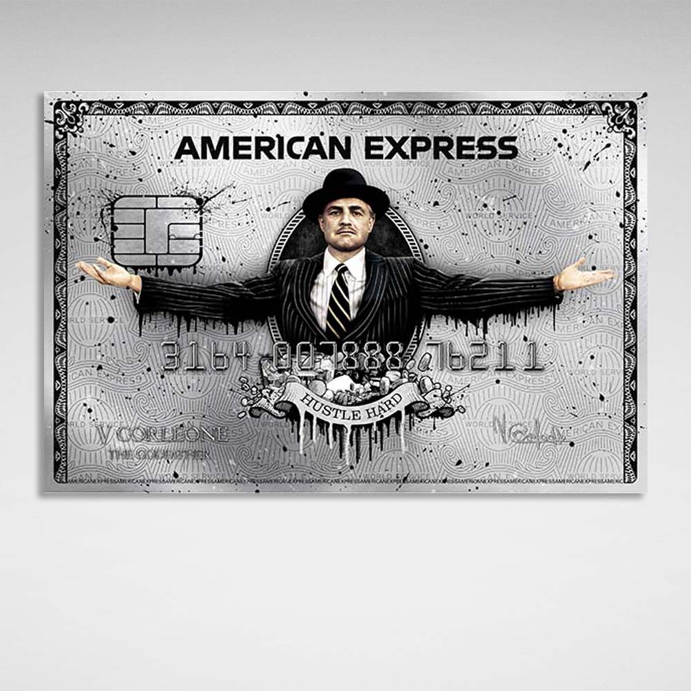 Card Royal American Express Inspirational Canvas Wall Art Print