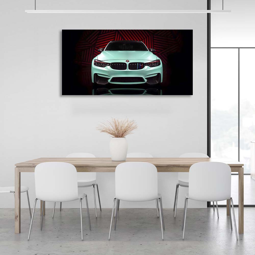 BMW M4 Canvas Wall Art Print