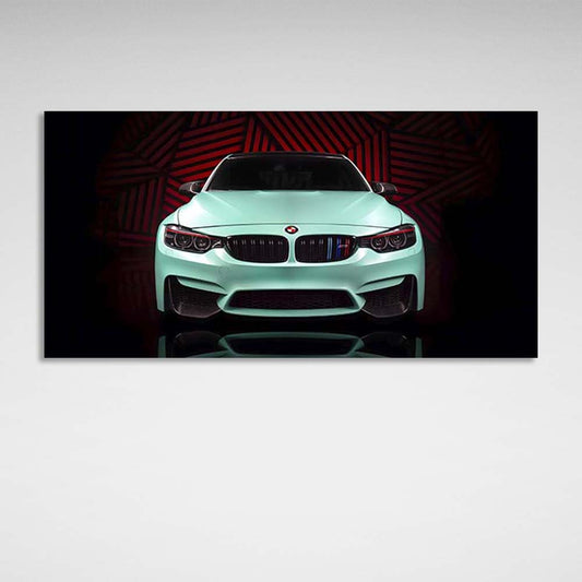 BMW M4 Canvas Wall Art Print