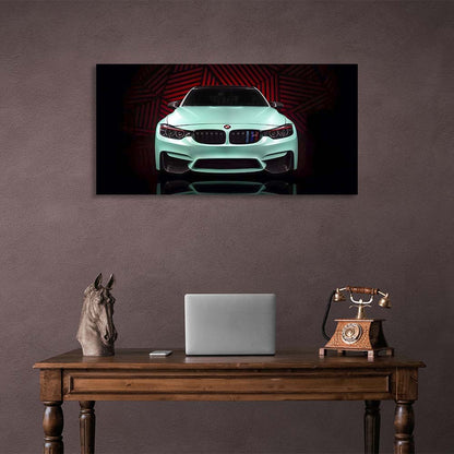 BMW M4 Canvas Wall Art Print