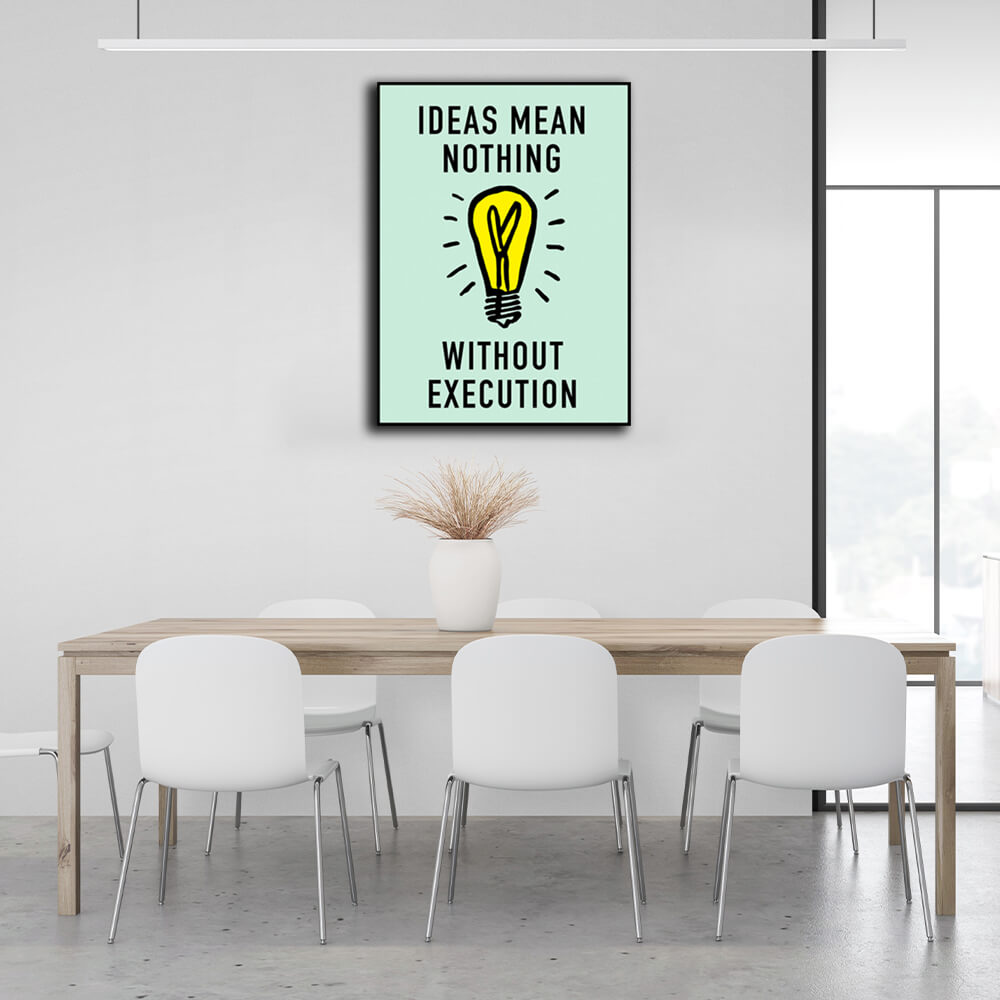 Monopoly Ideas mean nothing Canvas Wall Art Print