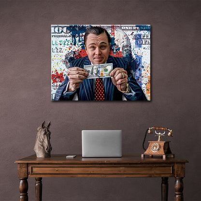 The Wolf of Wall Street Inspirational Canvas Wall Art Print