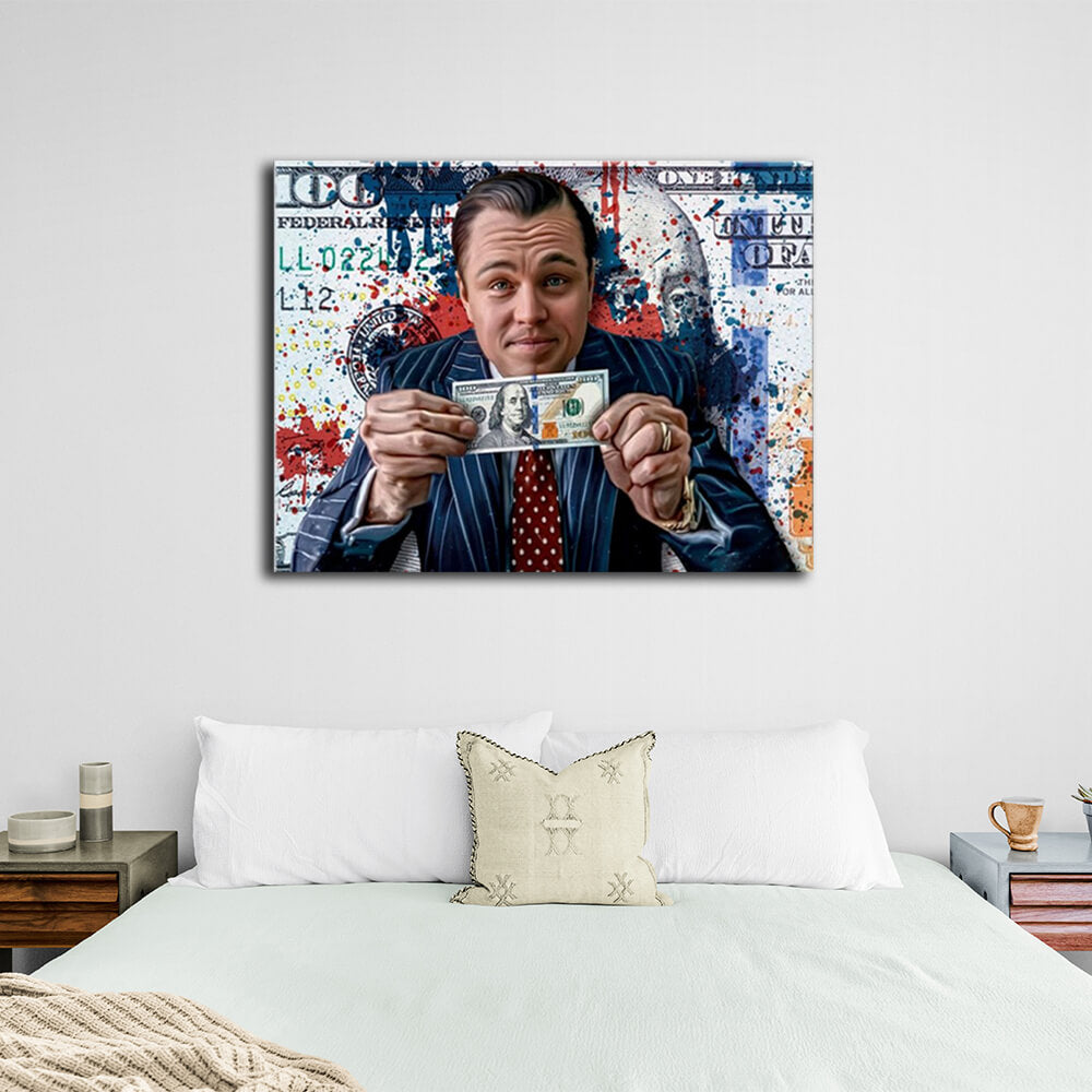 The Wolf of Wall Street Inspirational Canvas Wall Art Print