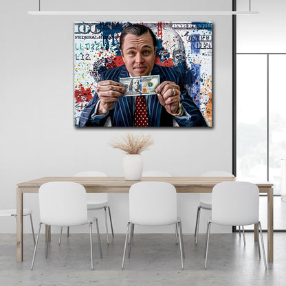 The Wolf of Wall Street Inspirational Canvas Wall Art Print