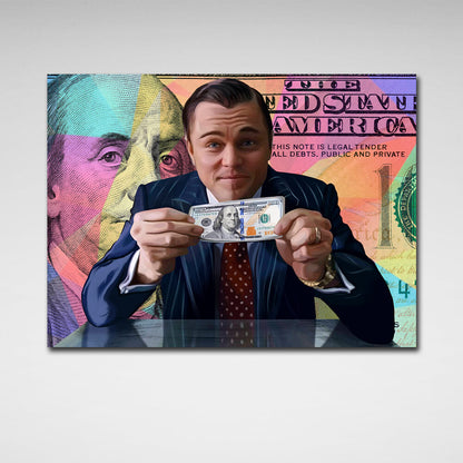 The Wolf of Wall Street Inspirational Canvas Wall Art Print