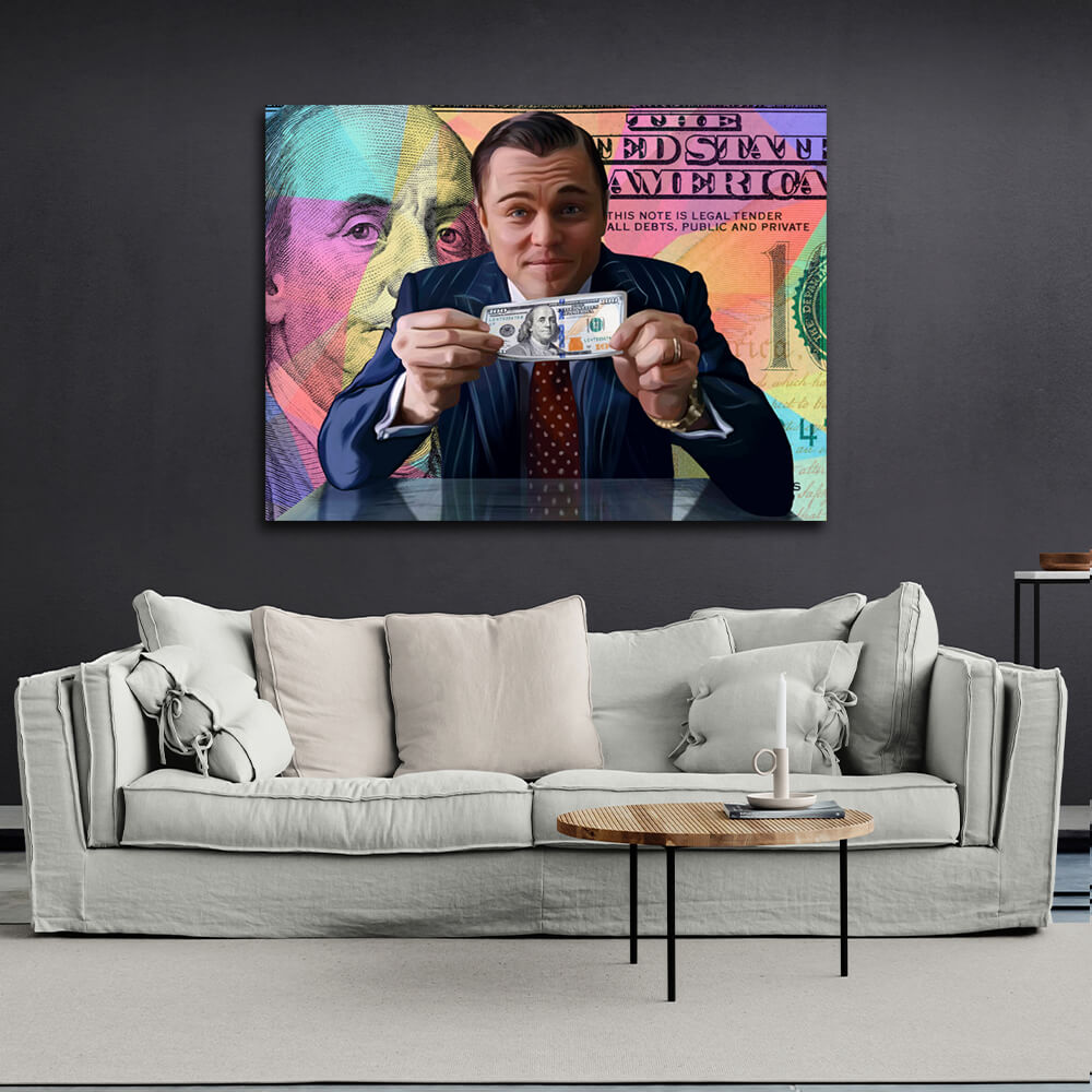 The Wolf of Wall Street Inspirational Canvas Wall Art Print