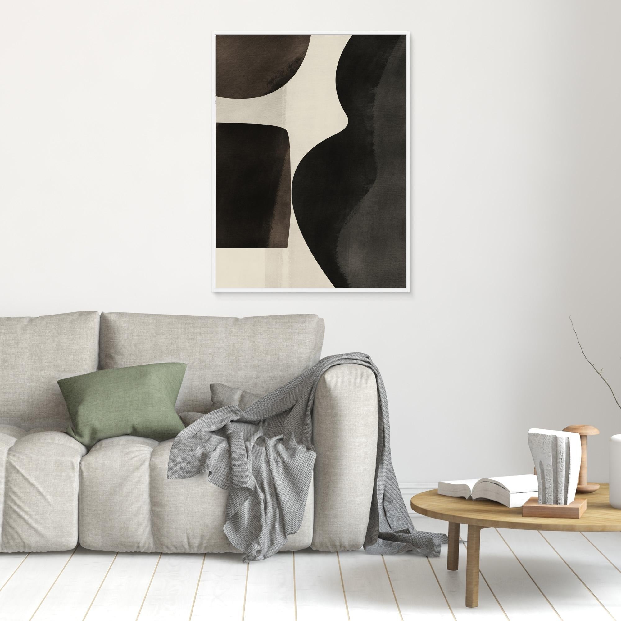 Black Abstract Collage 