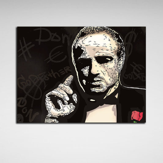 Godfather Canvas Wall Art Print