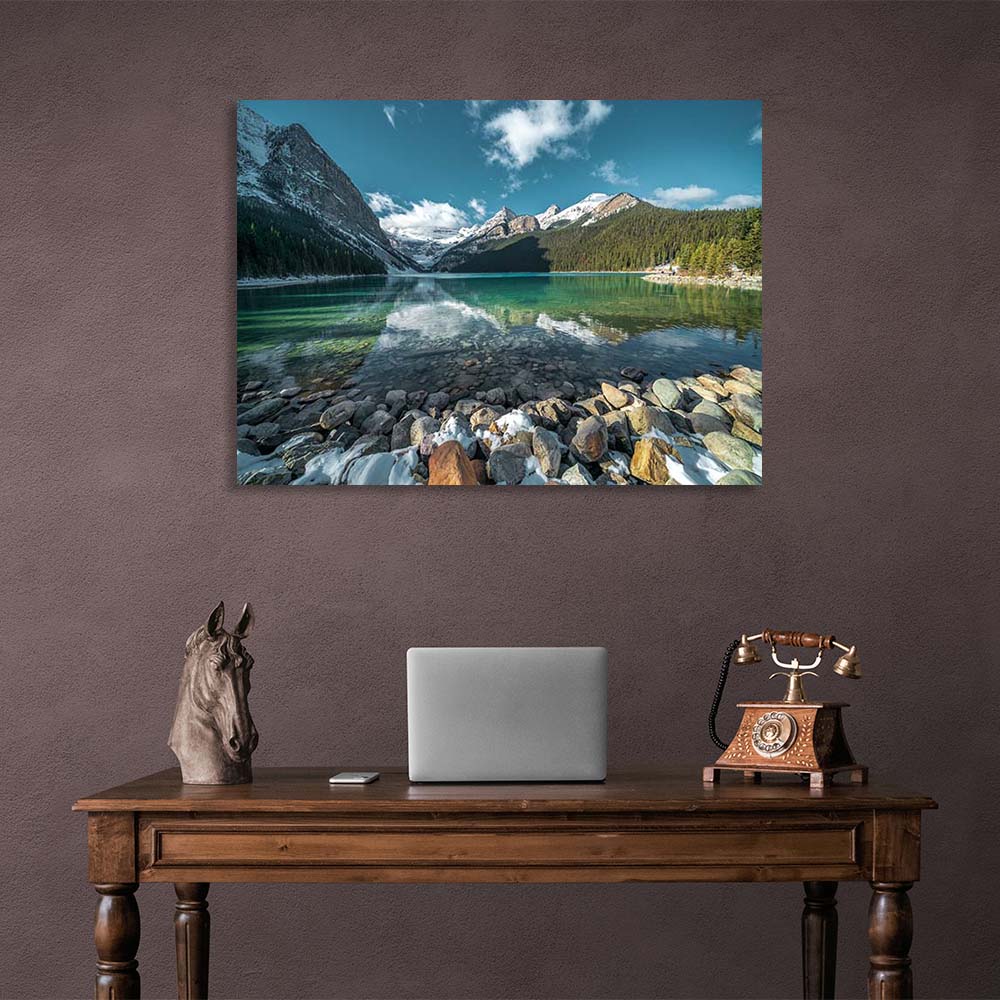 Canvas Wall Art Print Lake Louise