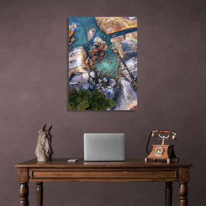 Canvas Wall Art Print Stony Beach Lamai