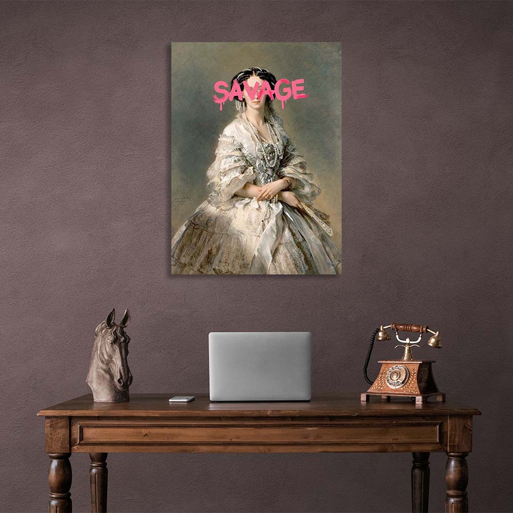 Canvas Wall Art Print Portrait of the Empress. Savage