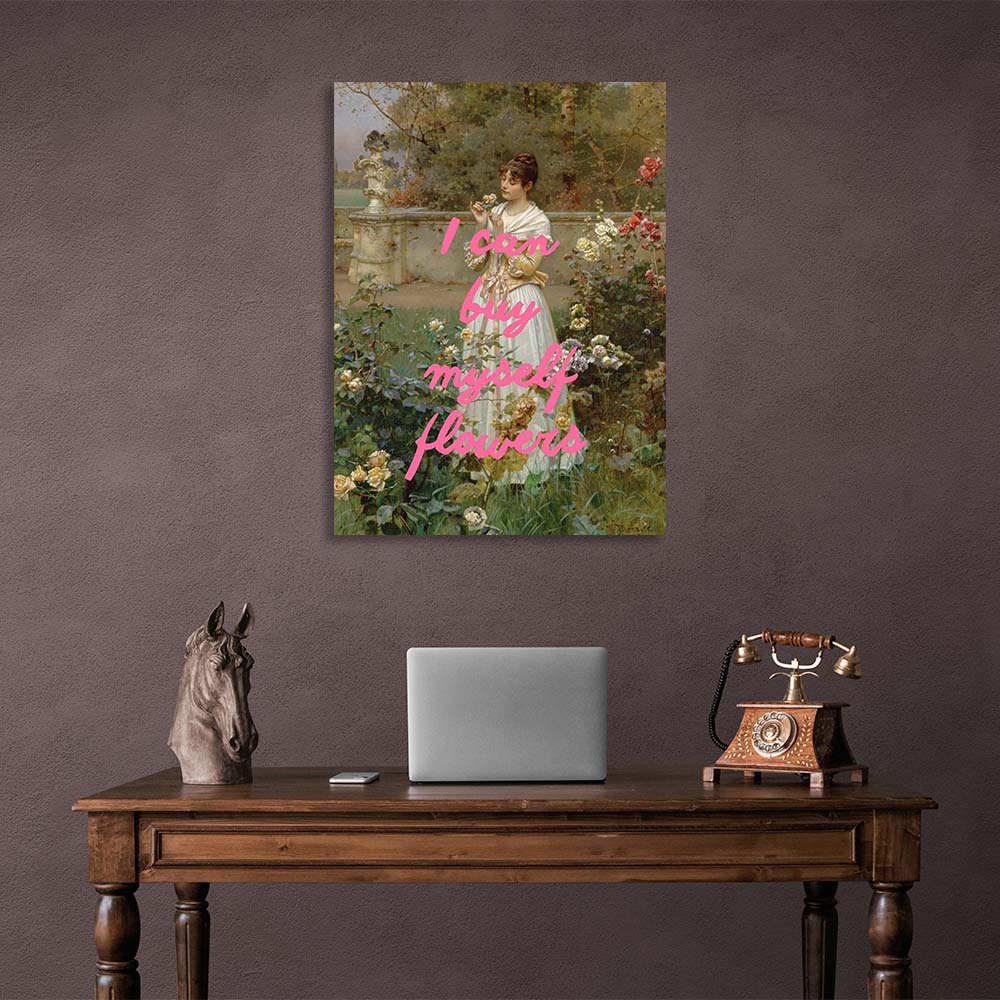 Canvas Wall Art Print Rose of all roses. I'll buy myself flowers