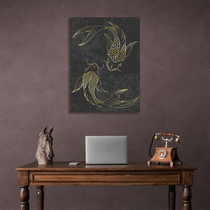 Canvas Wall Art Print Zodiac sign Pisces