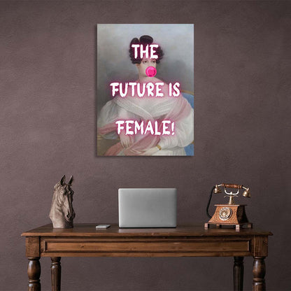 Canvas Wall Art Print The future is female